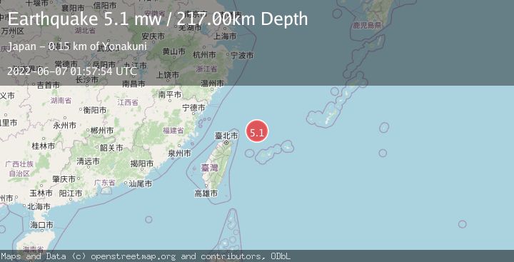 Map of NORTHEAST OF TAIWAN