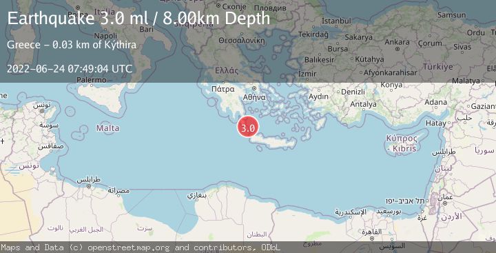 Map of SOUTHERN GREECE