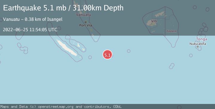 Map of SOUTHEAST OF LOYALTY ISLANDS