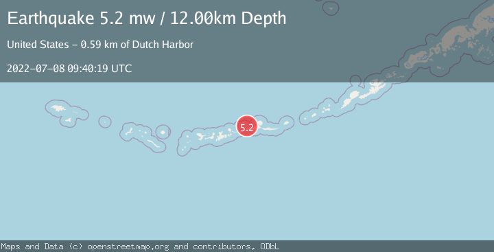 Map of ANDREANOF ISLANDS, ALEUTIAN IS.