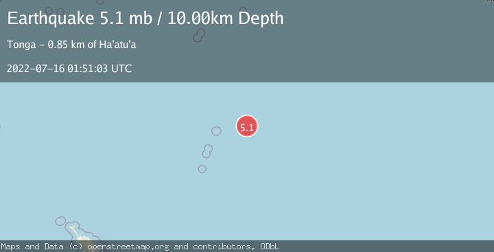 Map of KERMADEC ISLANDS REGION