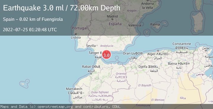 Map of STRAIT OF GIBRALTAR
