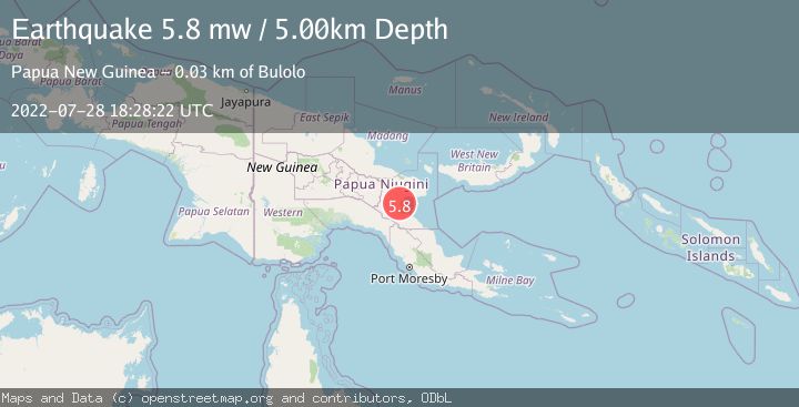 Map of EASTERN NEW GUINEA REG., P.N.G.