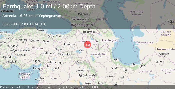 Map of TURKEY-IRAN BORDER REGION