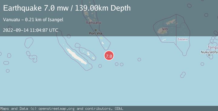 Map of SOUTHEAST OF LOYALTY ISLANDS