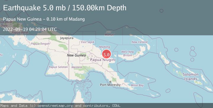 Map of EASTERN NEW GUINEA REG., P.N.G.