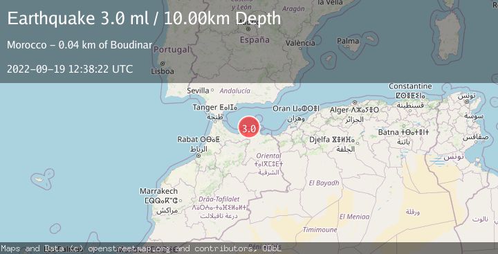 Map of STRAIT OF GIBRALTAR