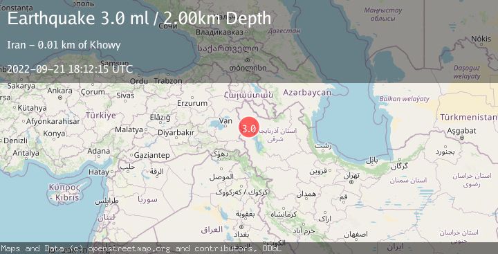 Map of TURKEY-IRAN BORDER REGION