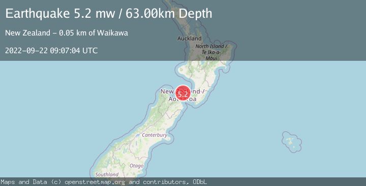 Map of COOK STRAIT, NEW ZEALAND