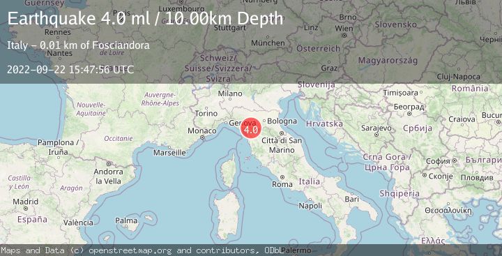 Map of NORTHERN ITALY