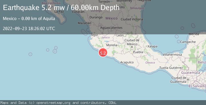 Map of MICHOACAN, MEXICO