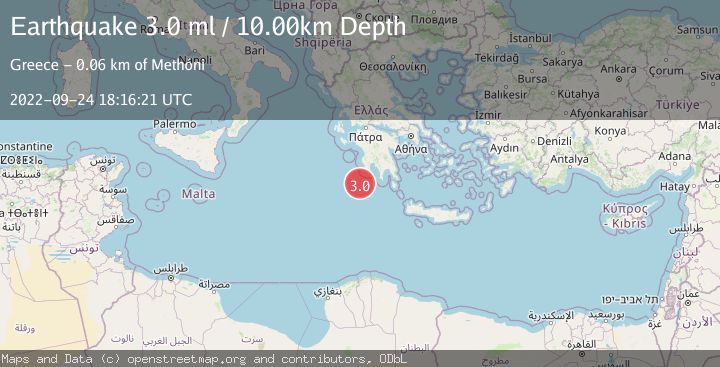 Map of SOUTHERN GREECE