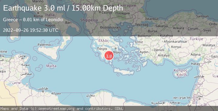 Map of SOUTHERN GREECE