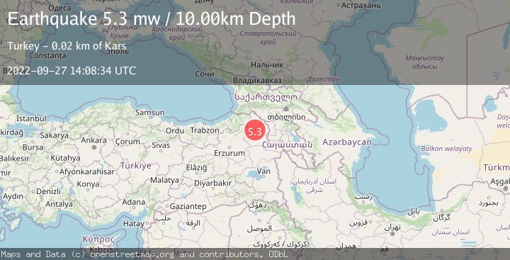 Map of EASTERN TURKEY