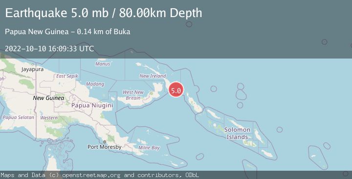 Map of NEW IRELAND REGION, P.N.G.