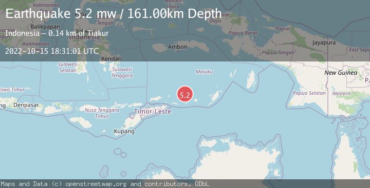 Map of KEPULAUAN BARAT DAYA, INDONESIA