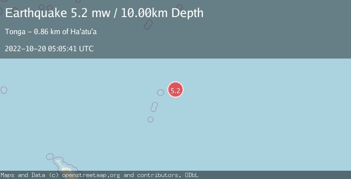 Map of KERMADEC ISLANDS REGION