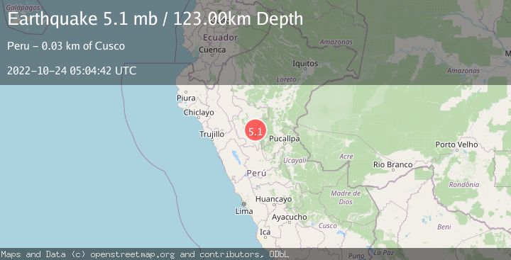 Map of NORTHERN PERU