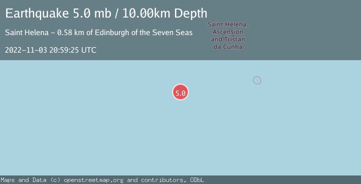 Map of SOUTHERN MID-ATLANTIC RIDGE