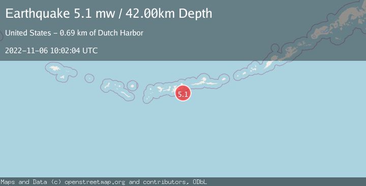 Map of ANDREANOF ISLANDS, ALEUTIAN IS.