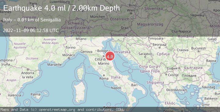 Map of CENTRAL ITALY