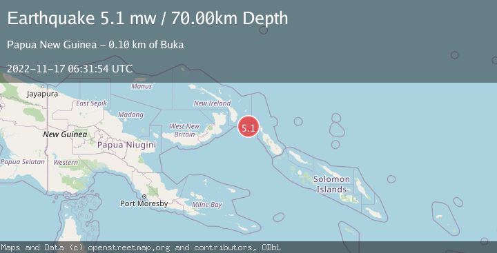 Map of NEW IRELAND REGION, P.N.G.