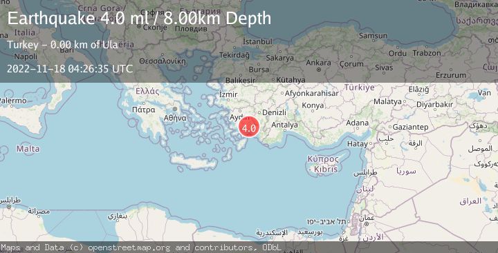 Map of WESTERN TURKEY