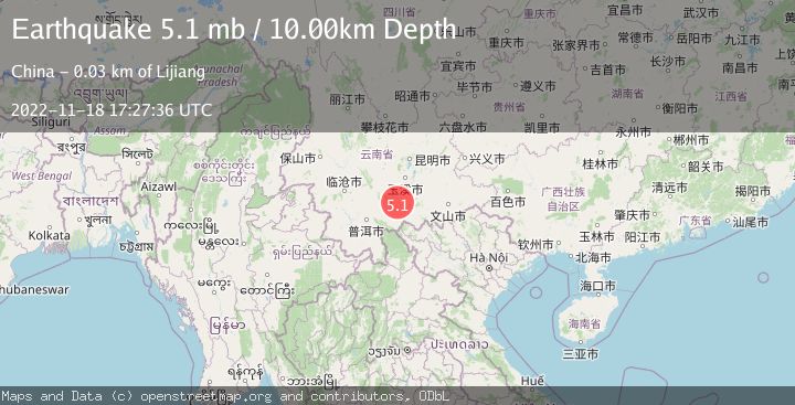 Map of YUNNAN, CHINA