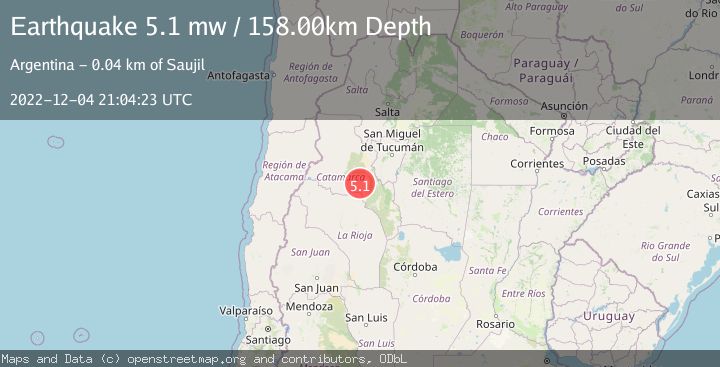 Map of CATAMARCA, ARGENTINA