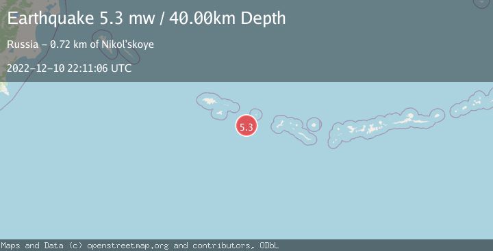 Map of RAT ISLANDS, ALEUTIAN ISLANDS
