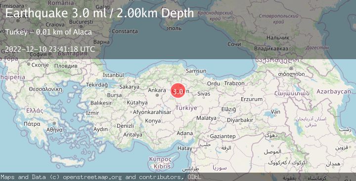 Map of CENTRAL TURKEY