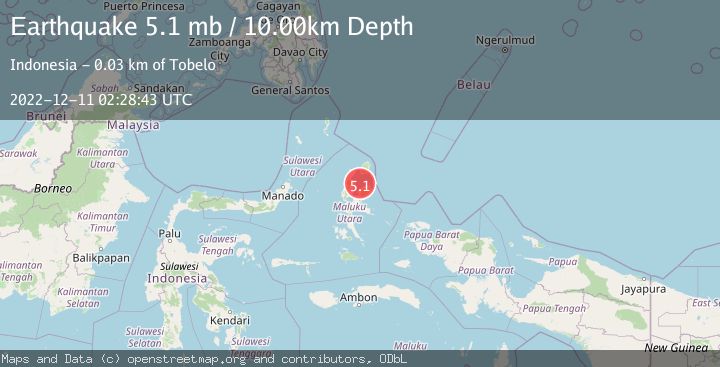 Map of HALMAHERA, INDONESIA
