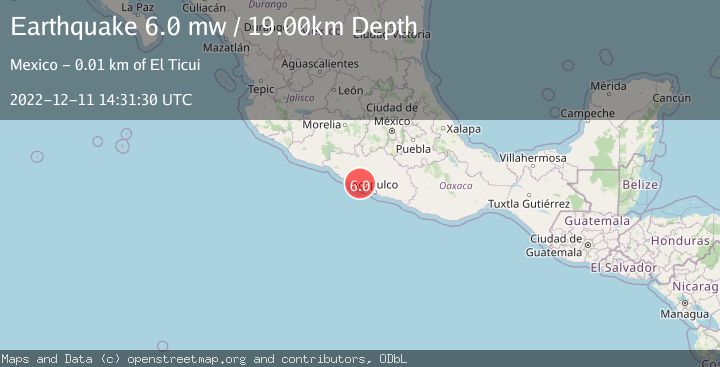 Map of GUERRERO, MEXICO