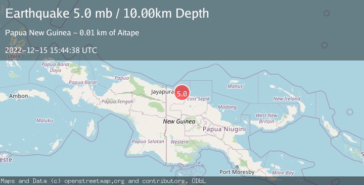 Map of NEAR N COAST OF NEW GUINEA, PNG.