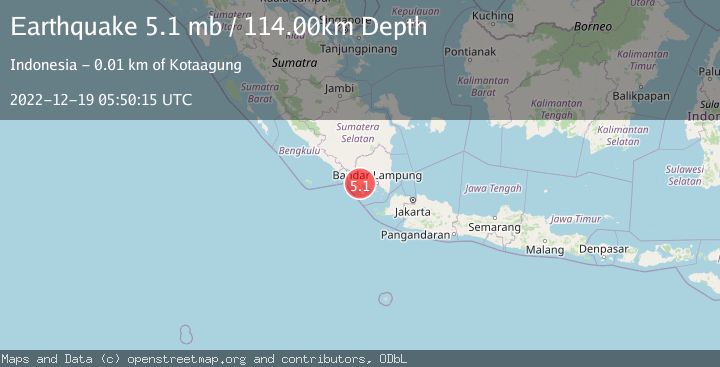 Map of SOUTHERN SUMATRA, INDONESIA