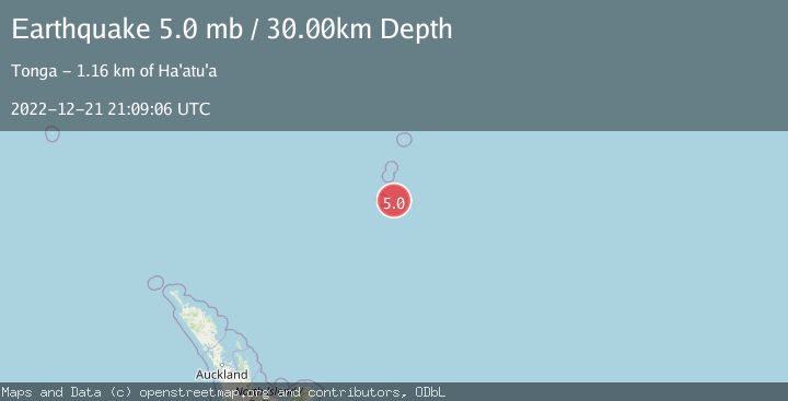 Map of KERMADEC ISLANDS REGION
