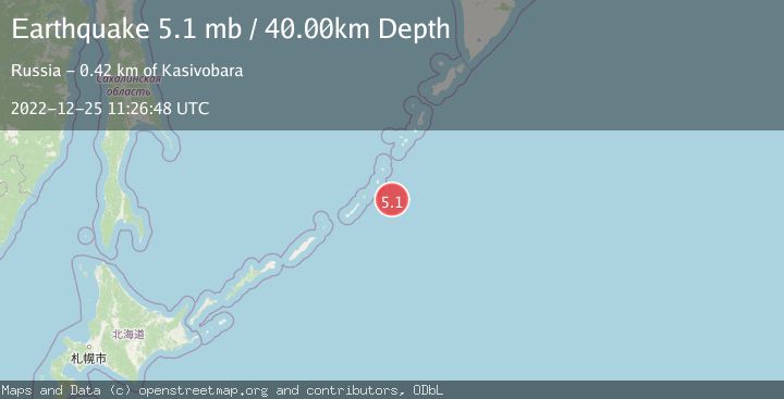 Map of KURIL ISLANDS