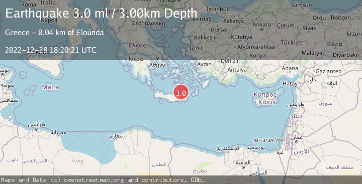 Map of CRETE, GREECE