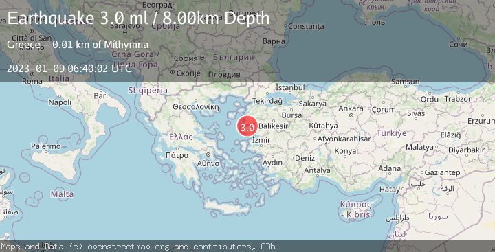 Map of NEAR THE COAST OF WESTERN TURKEY