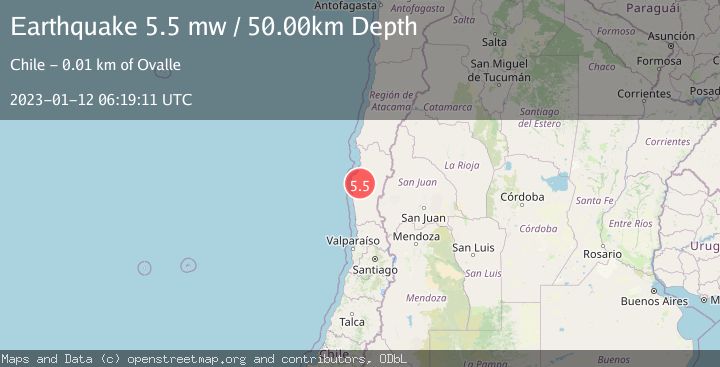 Map of COQUIMBO, CHILE