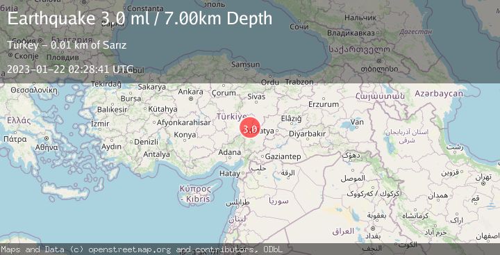 Map of CENTRAL TURKEY