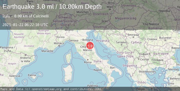Map of CENTRAL ITALY