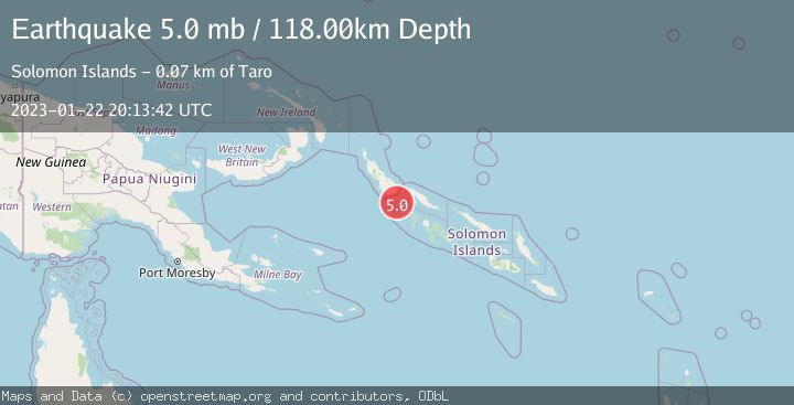 Map of SOLOMON ISLANDS
