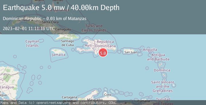 Map of DOMINICAN REPUBLIC REGION
