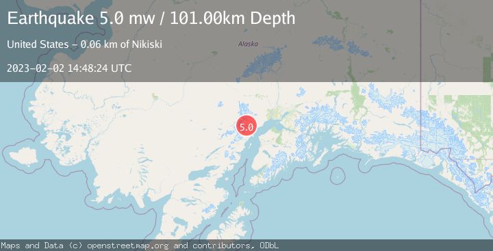 Map of SOUTHERN ALASKA