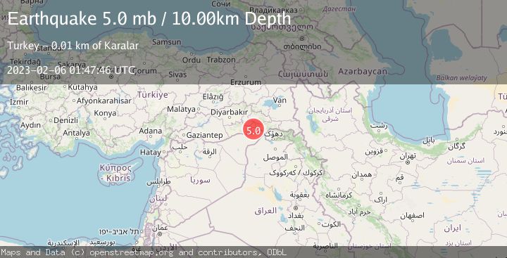 Map of EASTERN TURKEY