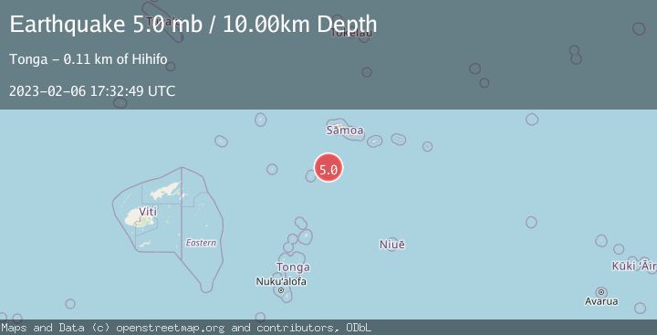 Map of SAMOA ISLANDS REGION