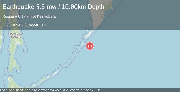 Map of KURIL ISLANDS