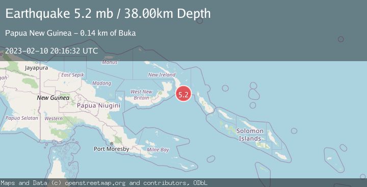 Map of NEW IRELAND REGION, P.N.G.
