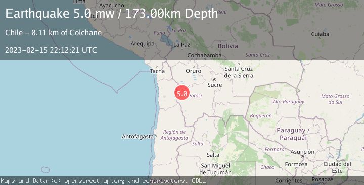 Map of POTOSI, BOLIVIA